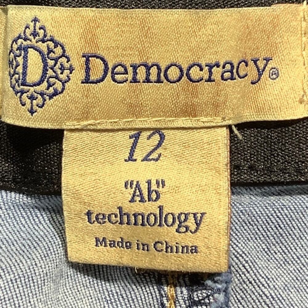 Democracy AB Technology Bootcut Jeans Women’s Size 12 — Stretch, Flare, Casual - Picture 3 of 8